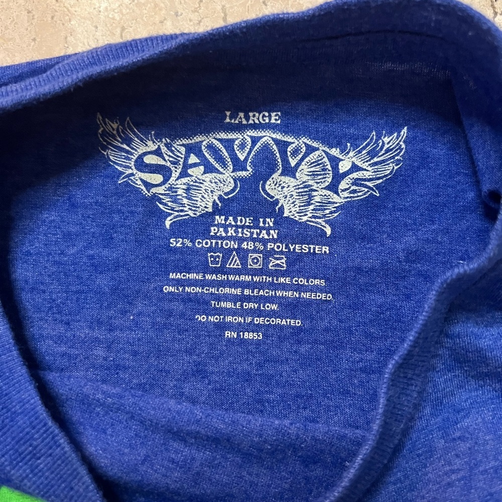 Savvy One Love/one World T-Shirt Size Large - Picture 2 of 4